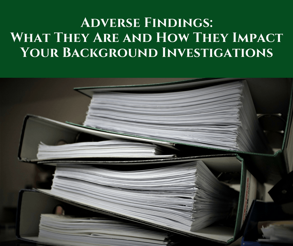 Adverse Findings