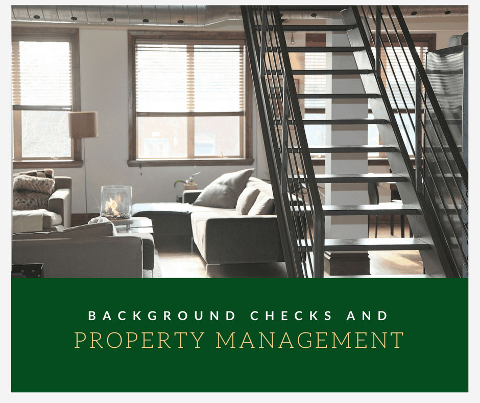 Property Management and Background Checks