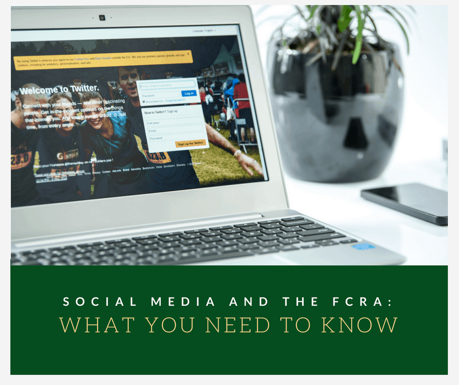 Social Media and the FCRA 