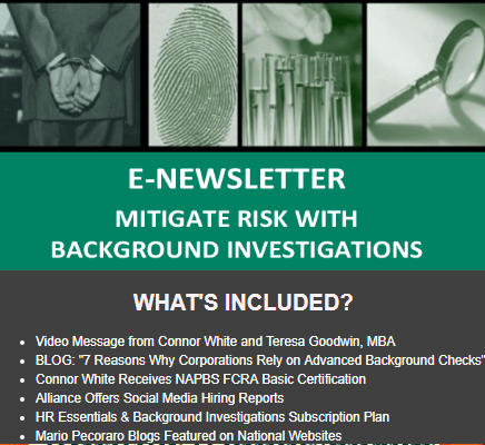 View Video & November 2018 Background Investigation Div. E-Newsletter