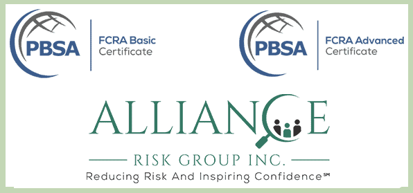 Background Check Best Practices, FCRA Advanced Certification, Alliance Risk Group