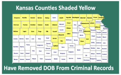 38 Kansas Counties Remove Dob from Records