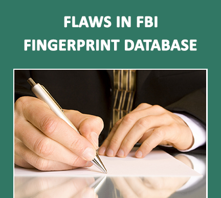 Identifying Flaws in the Fbi Fingerprint Database