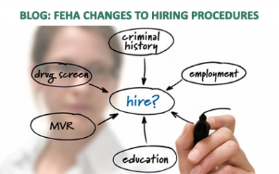 FEHA Changes to Hiring Procedures