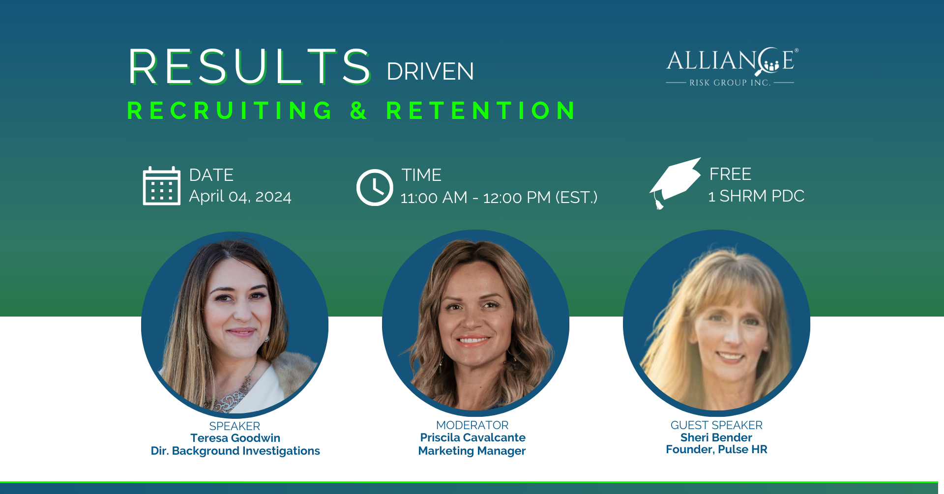 Results Driven Recruiting And Retention For 2024 Alliance Risk Group Inc 5885